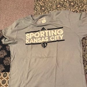 Adidas Sporting Kansas City T Shirt Kids 18-20